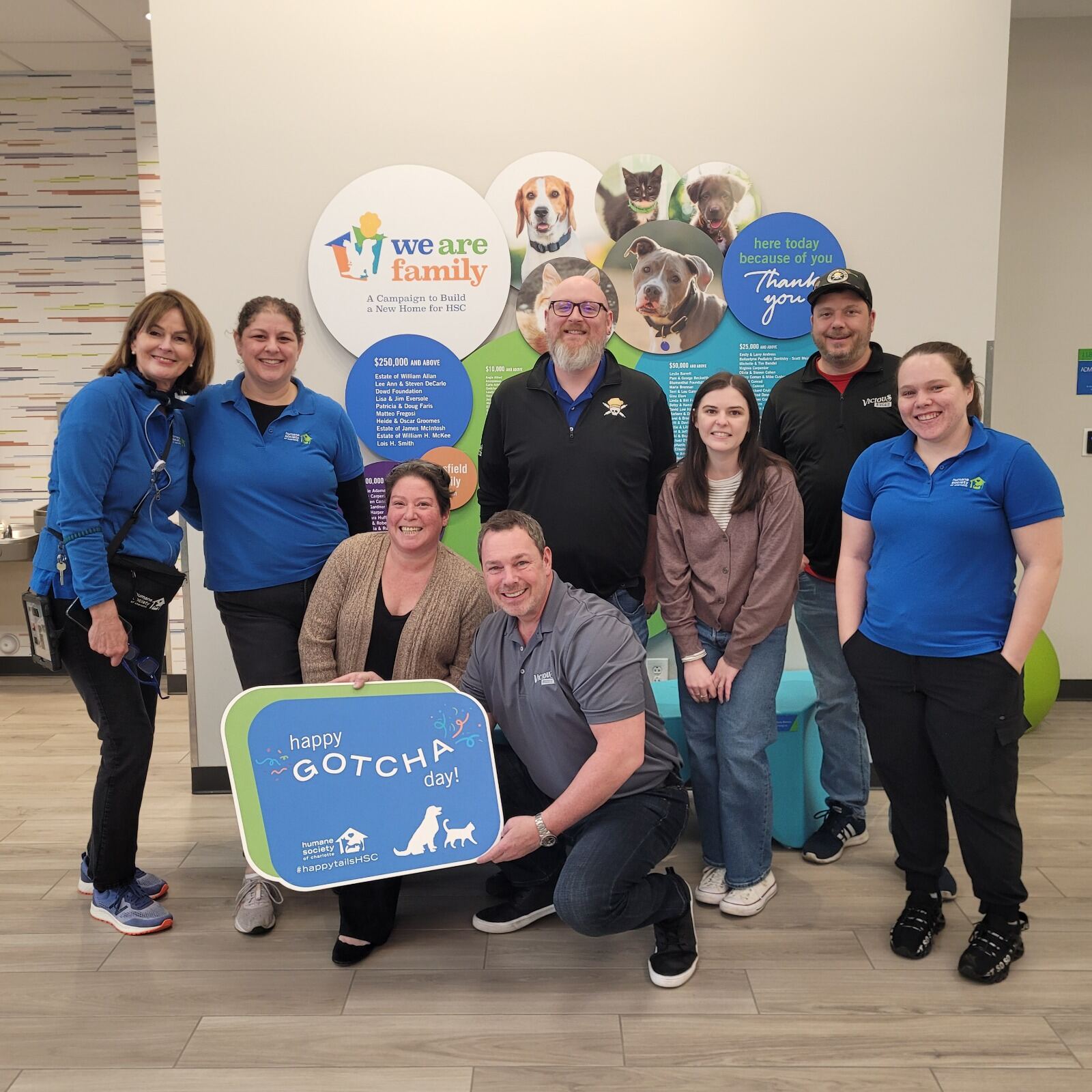 Vicious Biscuit team partnering with the Humane Society of Charlotte