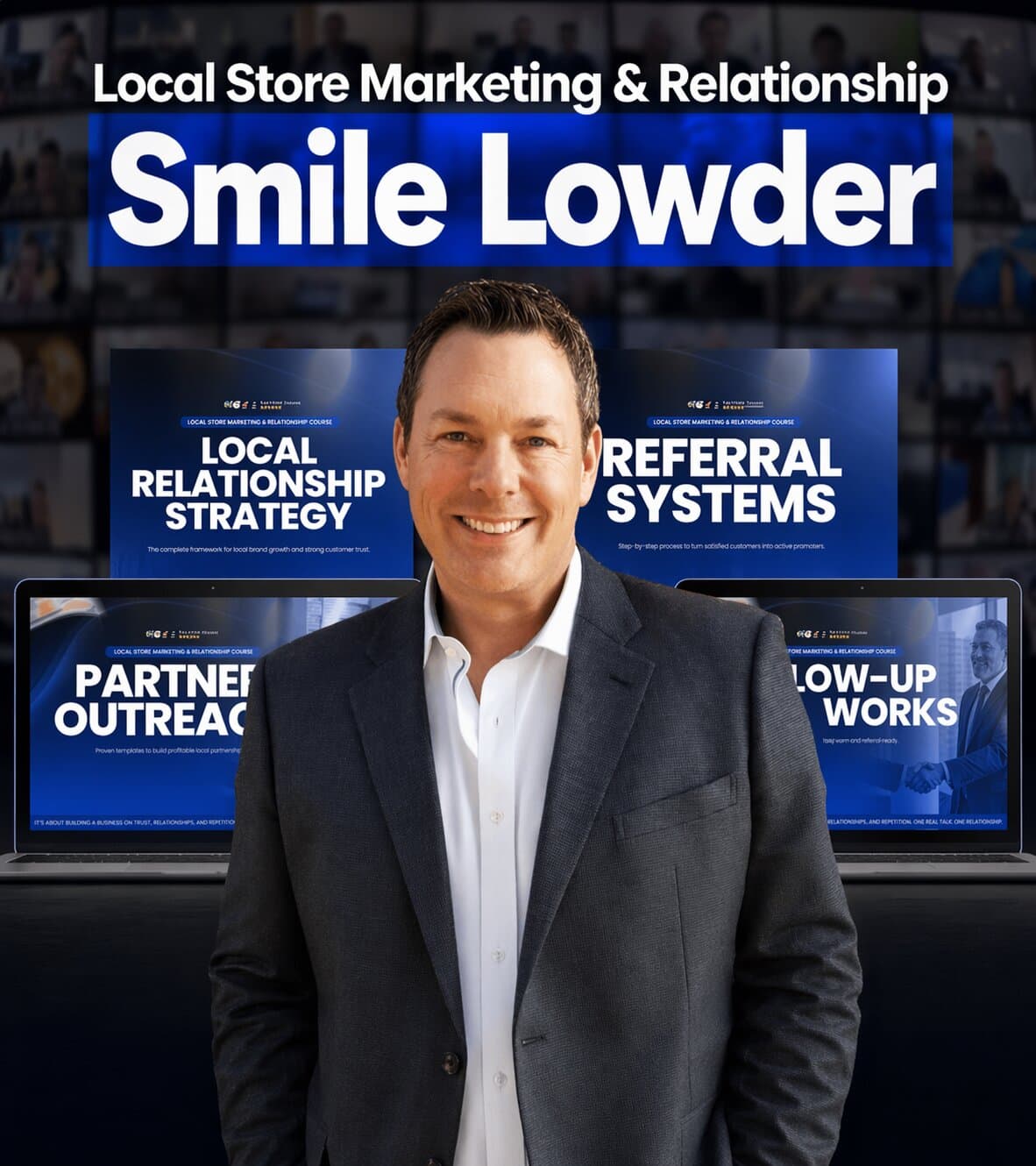 Jason Lowder teaching local store marketing to operators